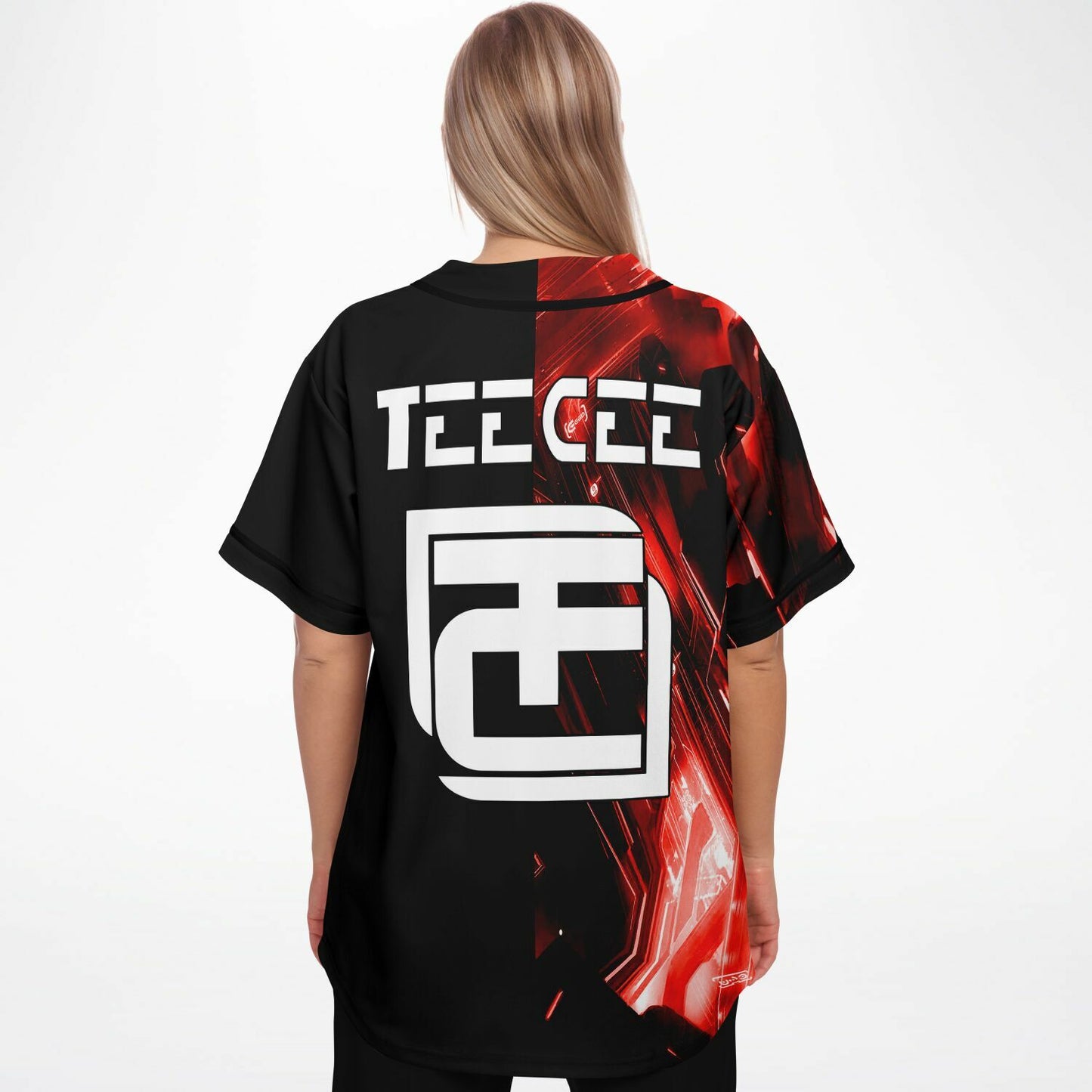 Red Teecee baseball jersey