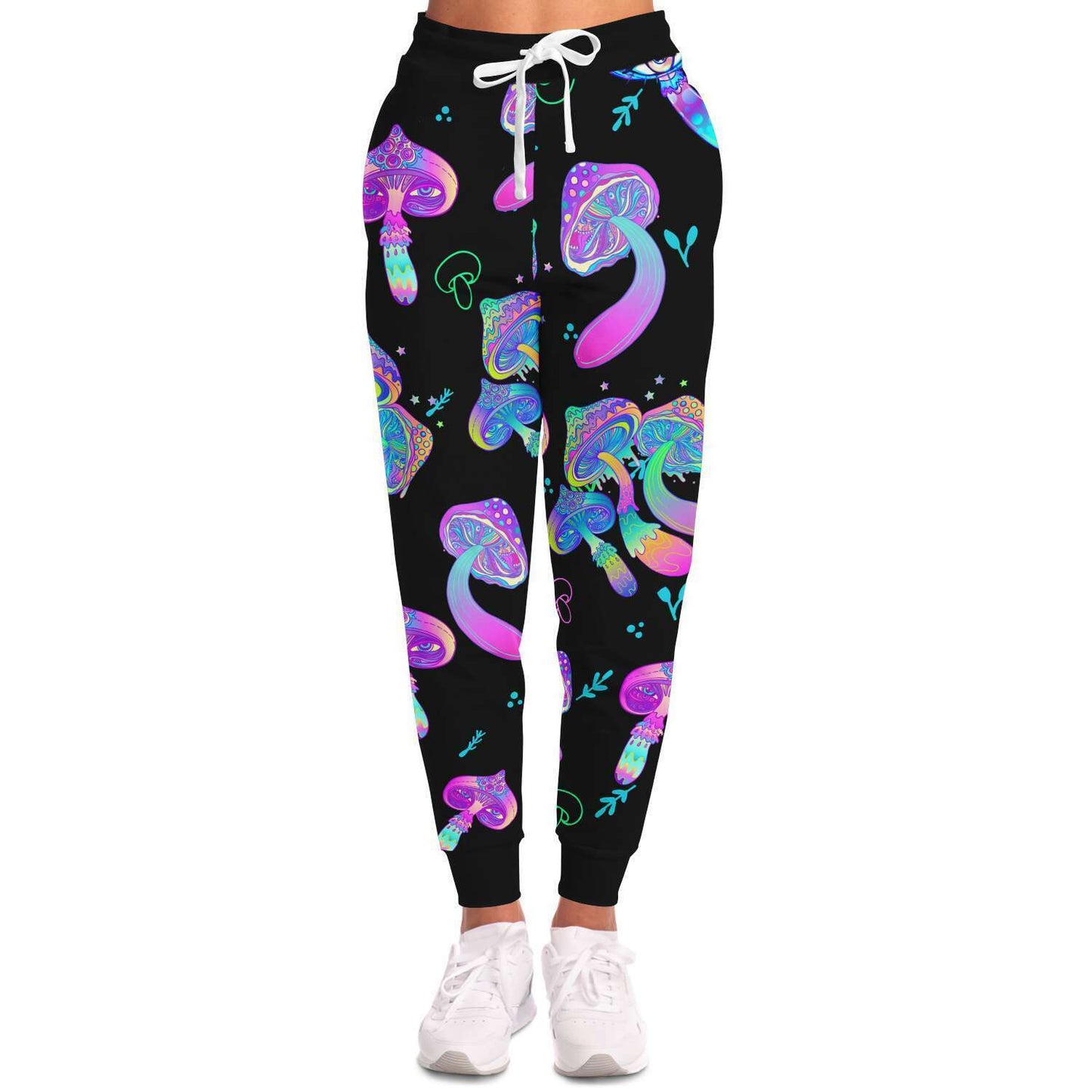 Mushrooms forest jogger