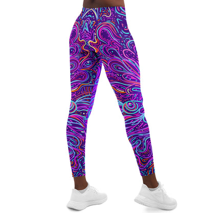 Trippy psychedelic leggings