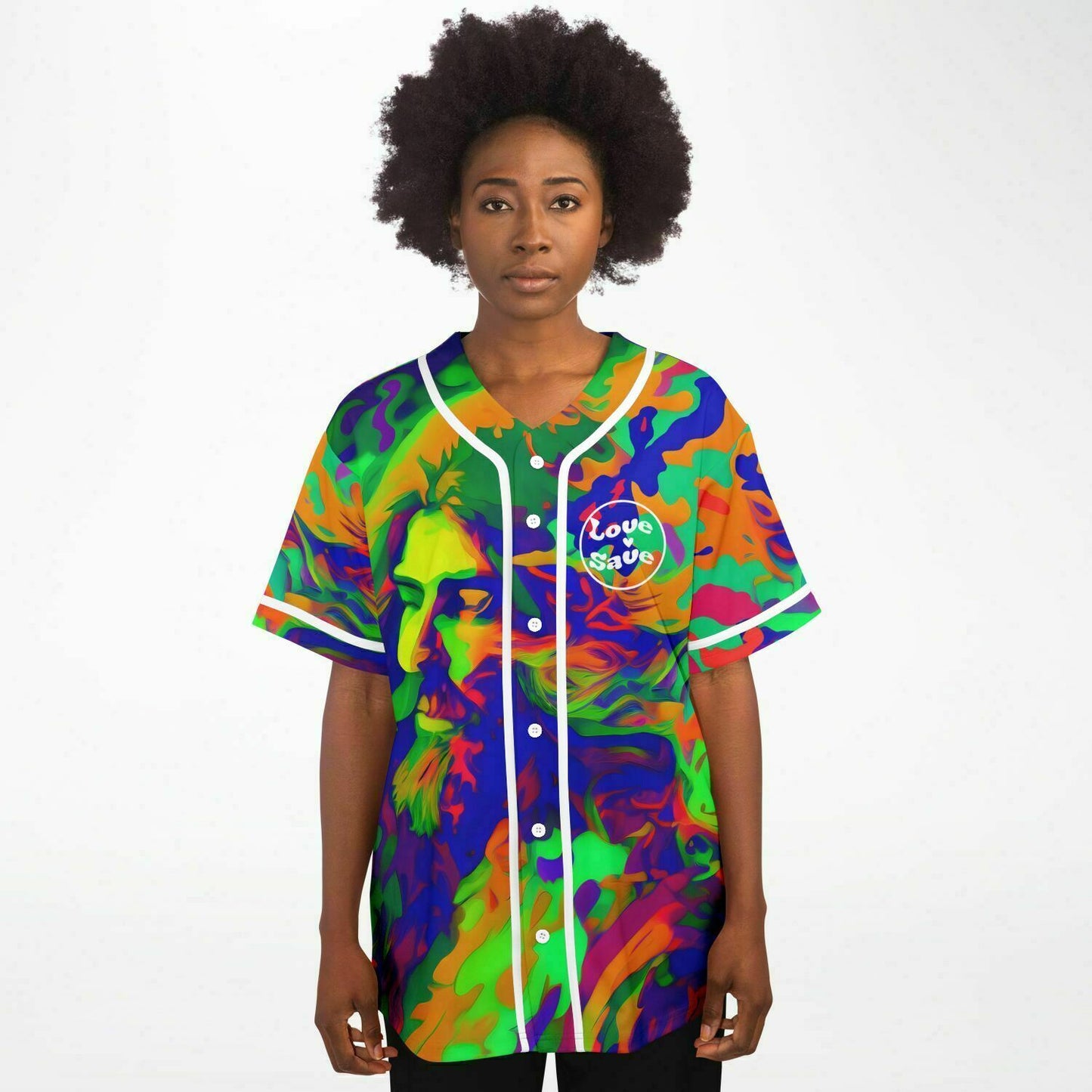 Love save rave Baseball Jersey