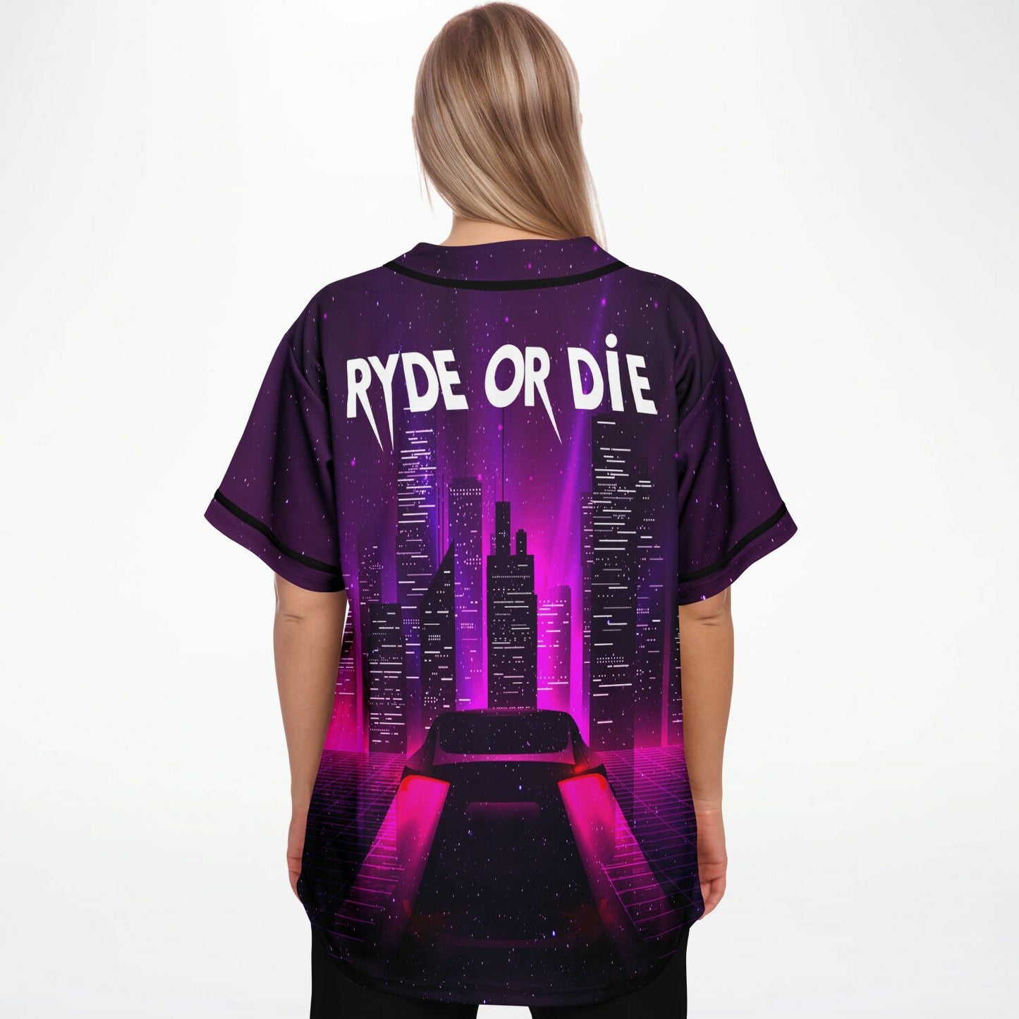 Ryde or die custom jersey