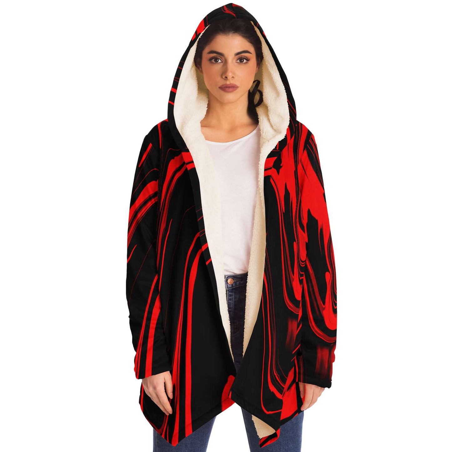 Red acid drip Cloak
