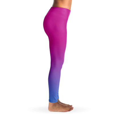 Pink to purple gradient Leggings