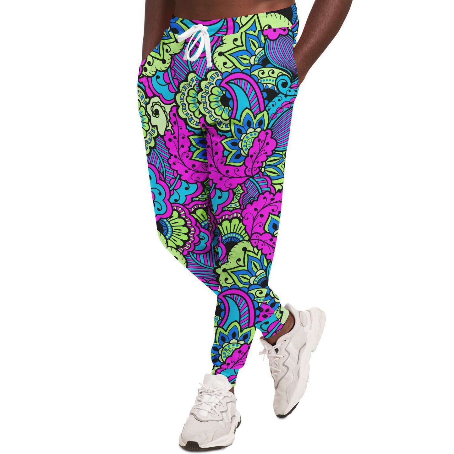 Colorful paisley jogger