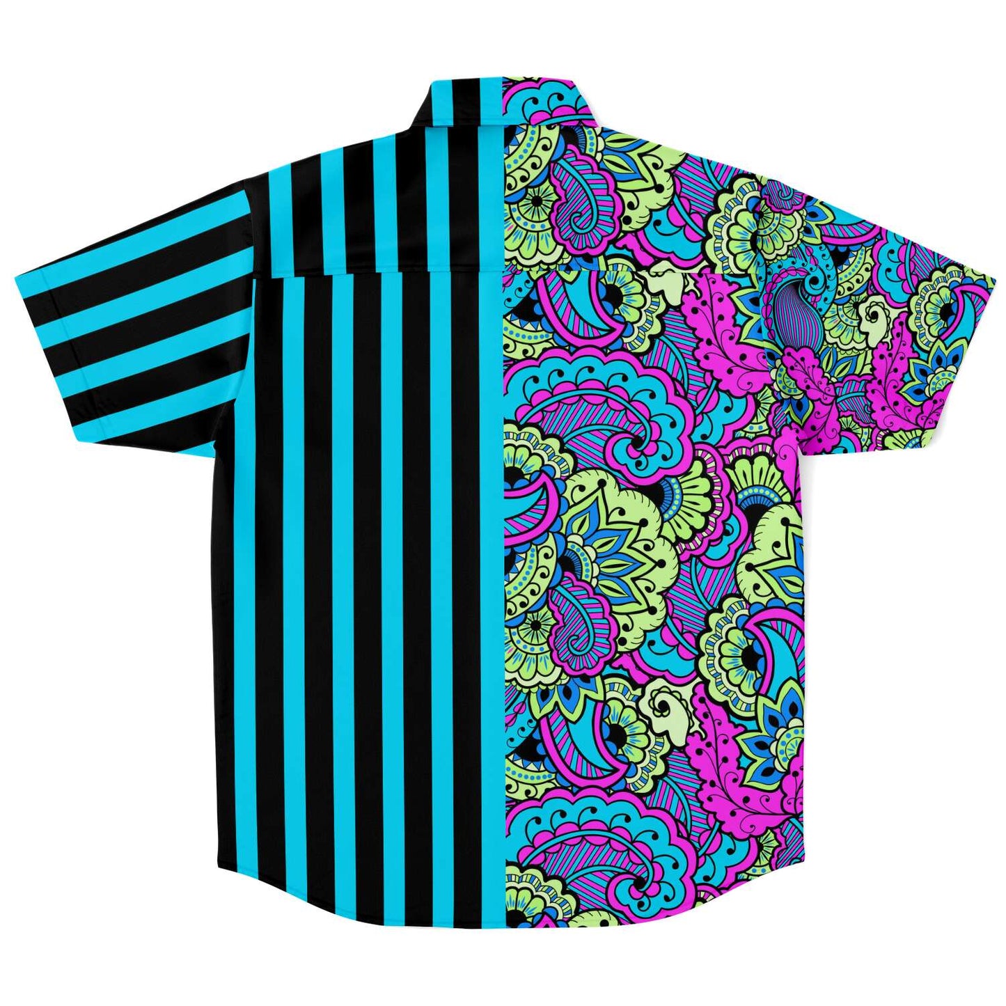 Paisley  short sleeve button down shirt