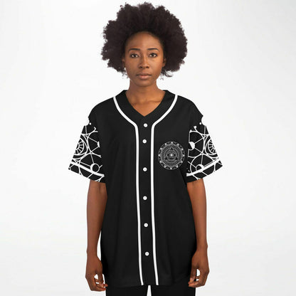 Illuminati abstract baseball jersey