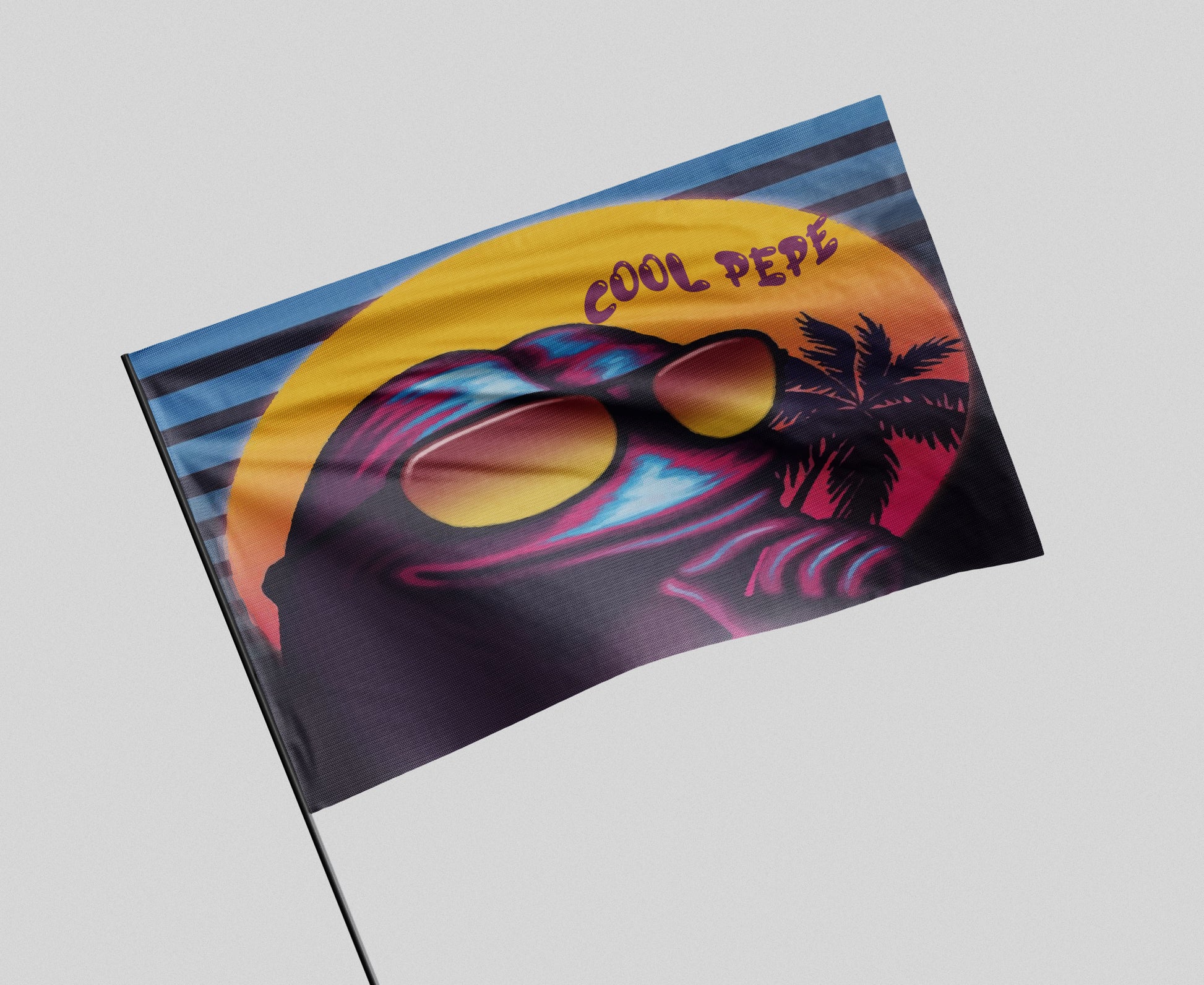 COOL PEPE FLAG