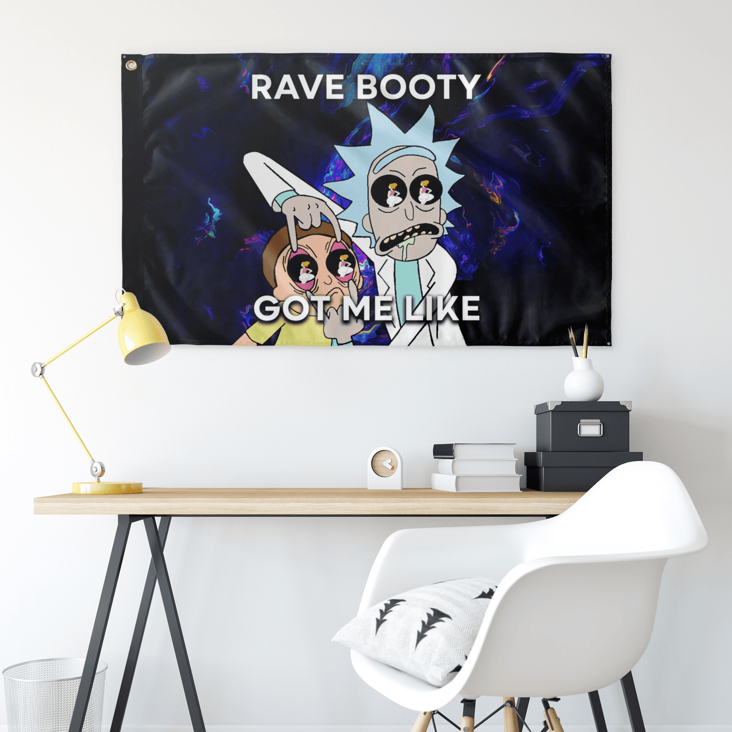 RAVE BOOTY GOT ME LIKE FLAG