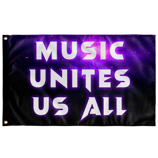Music unites us all Flag