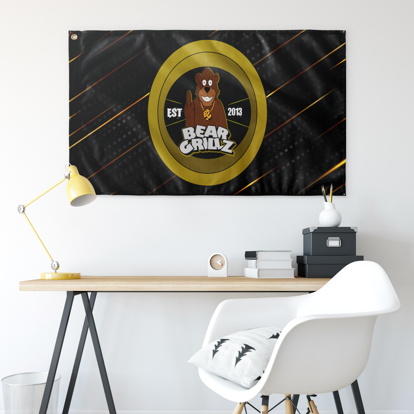 BEAR GRILLZ FLAG