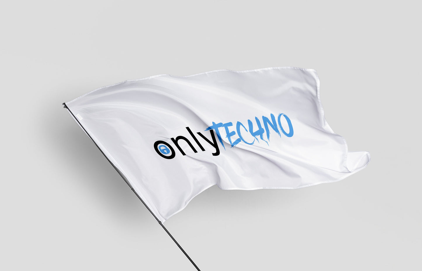 Only techno custom flag
