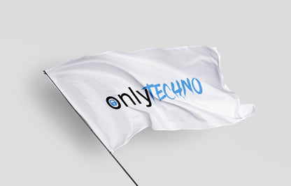 Only techno custom flag