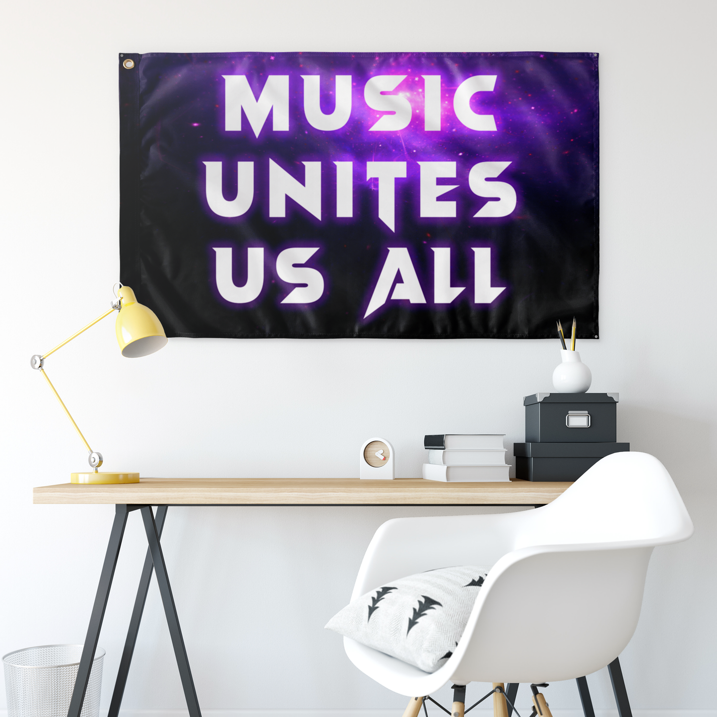 Music unites us all Flag