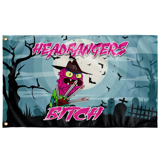 HEADBANGERS X SCARY TERRY FLAG