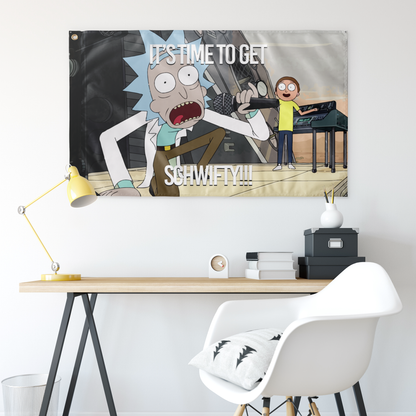 it's time to get schwifty flag