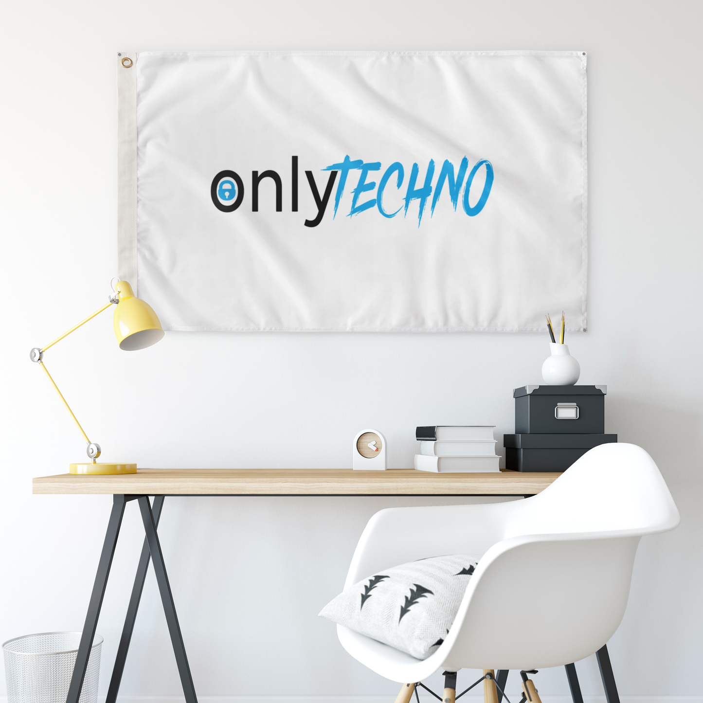Only techno custom flag