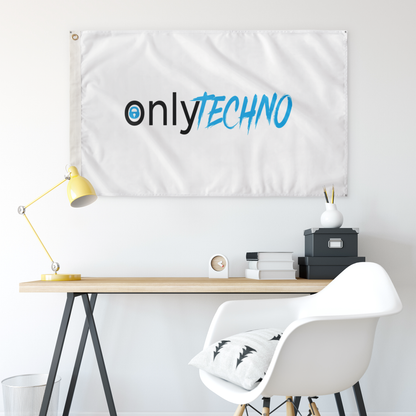Only techno custom flag