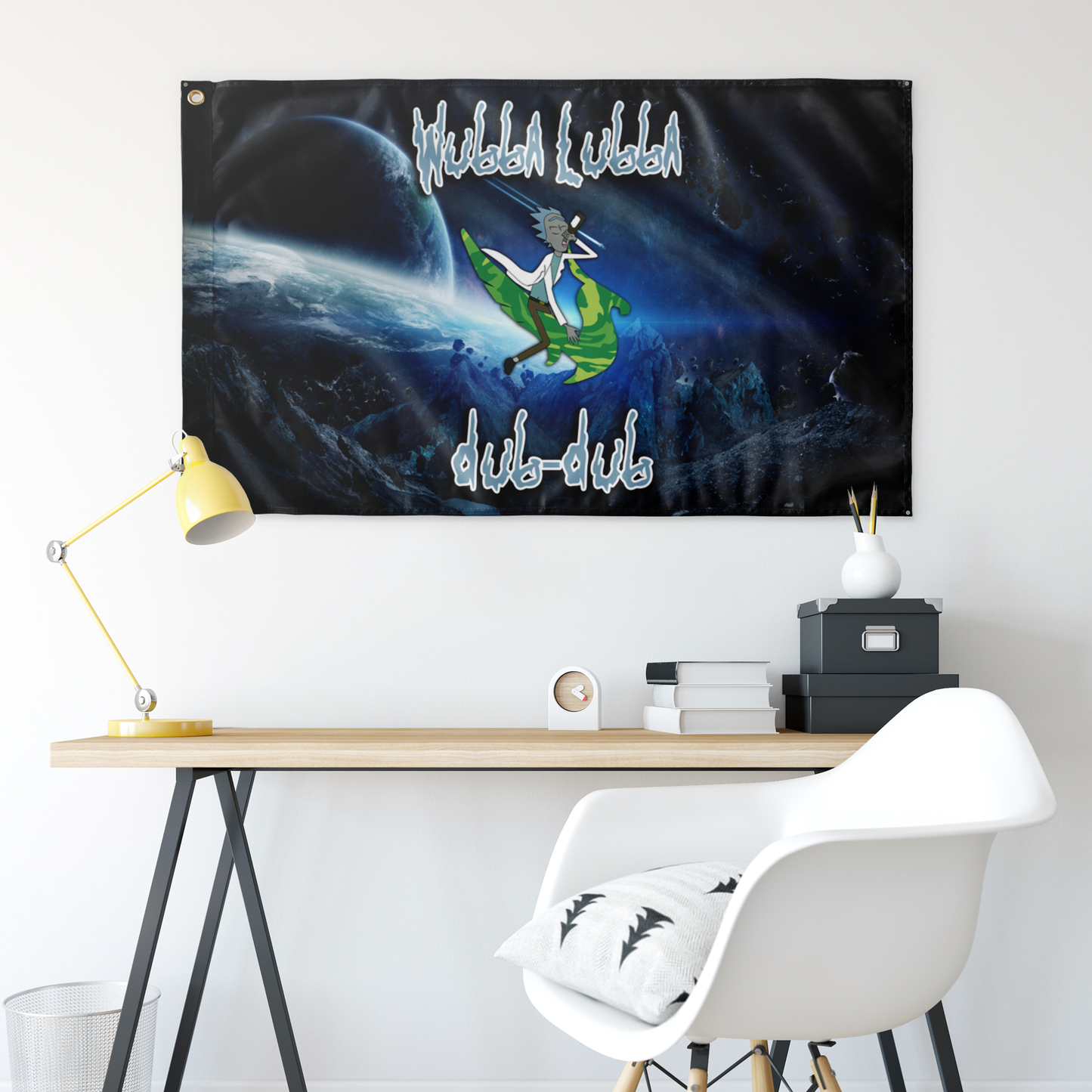 RICK AND MORTY WUBBA LUBBA FLAG